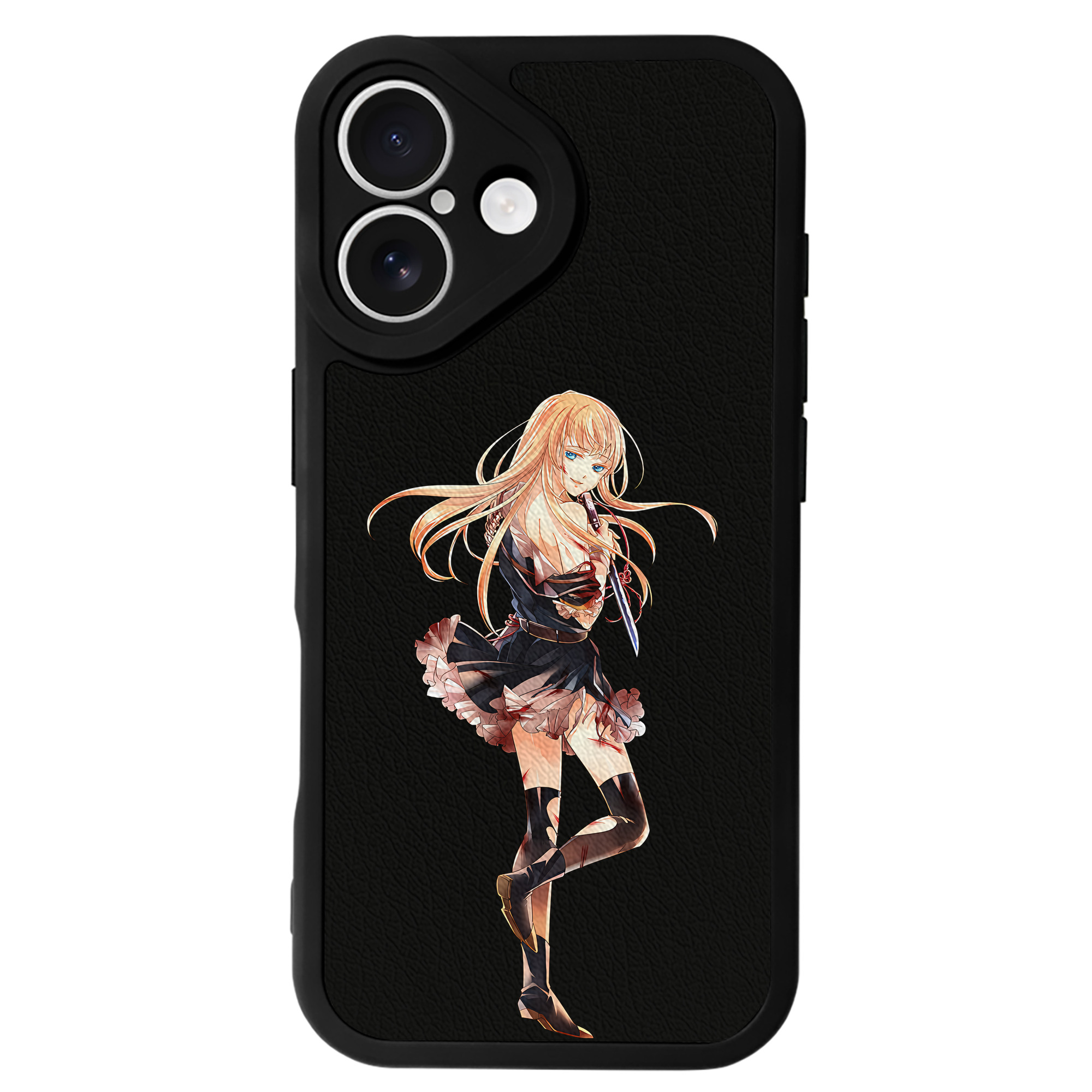 （画像用） 刀剣乱舞 Touken Ranbu 【iPhone 16シリーズ対応】シリコンスマホケース（レザー調） 材質：シリコン